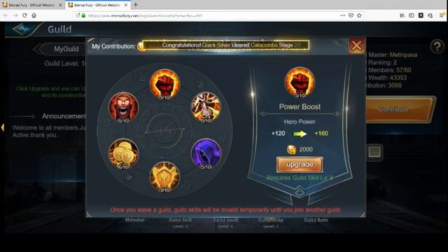Eternal Fury Character Stats смотреть онлайн