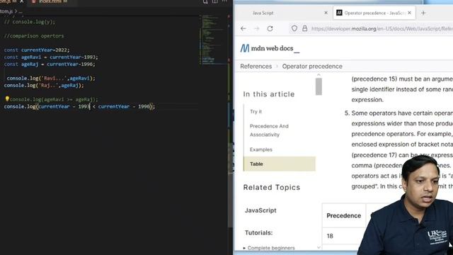 What Is Operator Precedence In Javascript||Javascript Course For Beginners In Hindi #javascript смотреть онлайн