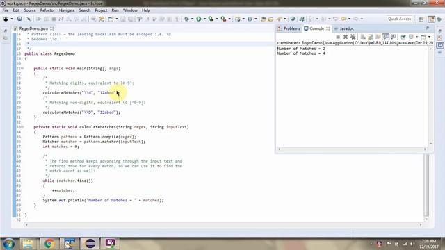 How to use predefined character class digit and non-digit? | Java Regex | Regex in java смотреть онлайн