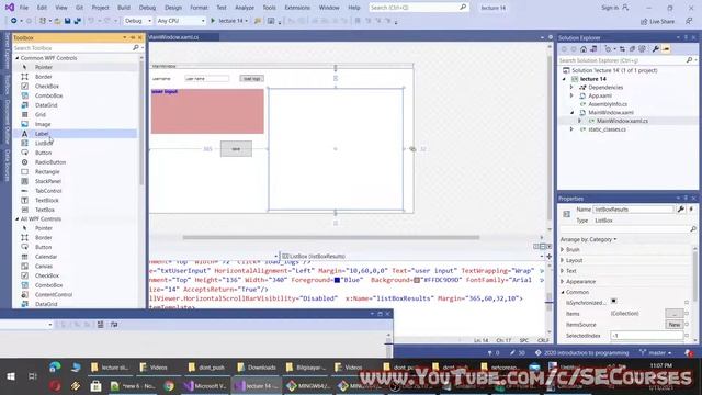 C# Programming For Beginners - Lecture 14: A Logging System for Each User, ObservableCollection смотреть онлайн