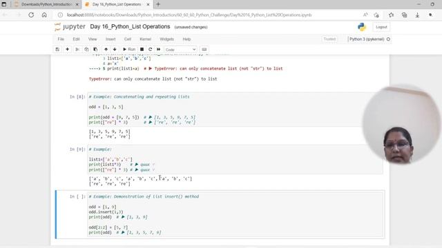 Day 16 - Python List Operations смотреть онлайн