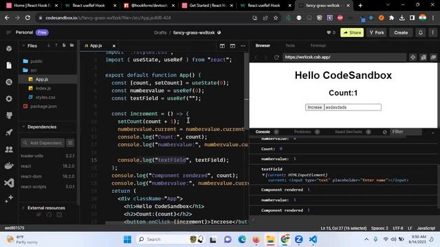 React Realtime Training in telugu Day5-01-UseRef Memo смотреть онлайн