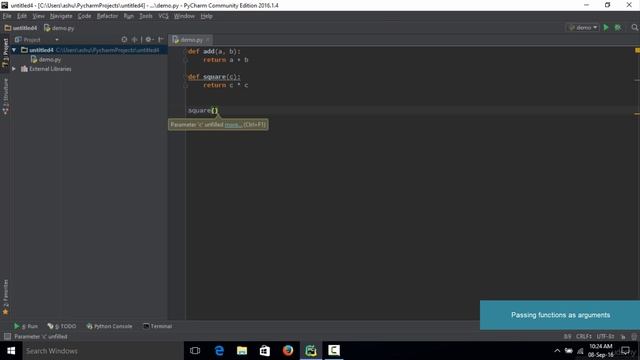 030 Passing functions as arguments in Python смотреть онлайн