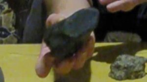 Кора плавления каменных метеоритов / Melting bark of stone meteorites