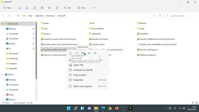 Forge The Directory Is Missing A Launcher Profile Error New Minecraft Launcher Fix 2021 смотреть онлайн