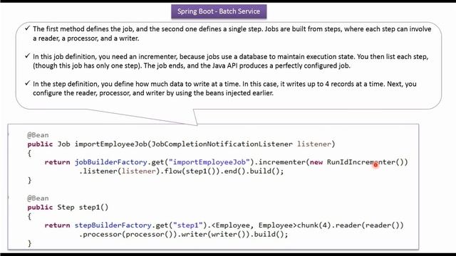 Batch Processing Large Data Sets with Spring Boot and Spring Batch | Spring Boot - Batch Service смотреть онлайн