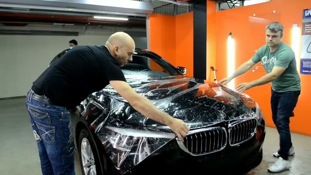Защитная пленка на капот, фары, бампер, зеркала и под ручки BMW 520i. Пленка Llumar. | #PlenkiSPb смотреть онлайн