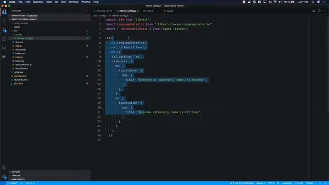 ReactJS. Añadiendo traducciones con i18next #reactjs смотреть онлайн