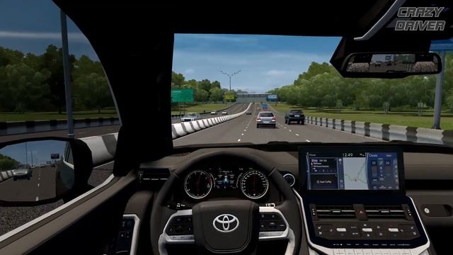 Toyota Land Cruiser 300 (2022) | FAST DRIVING | City Car Driving