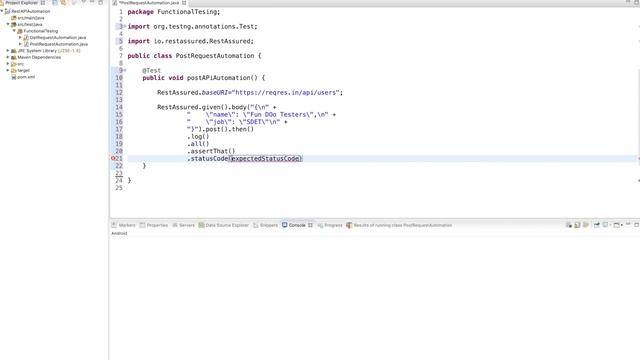 Rest Assured API automation || How to automate http POST request using rest assured (new) смотреть онлайн