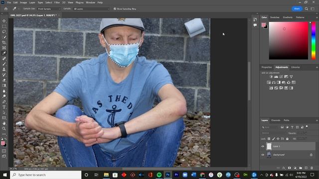 How to Change the Color of an Object in Photoshop Using Foreground/Background Colors смотреть онлайн