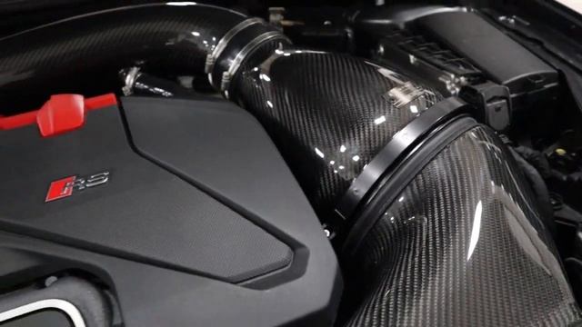 Audi Rs3 with stage 3 Eventuri carbon intake. смотреть онлайн