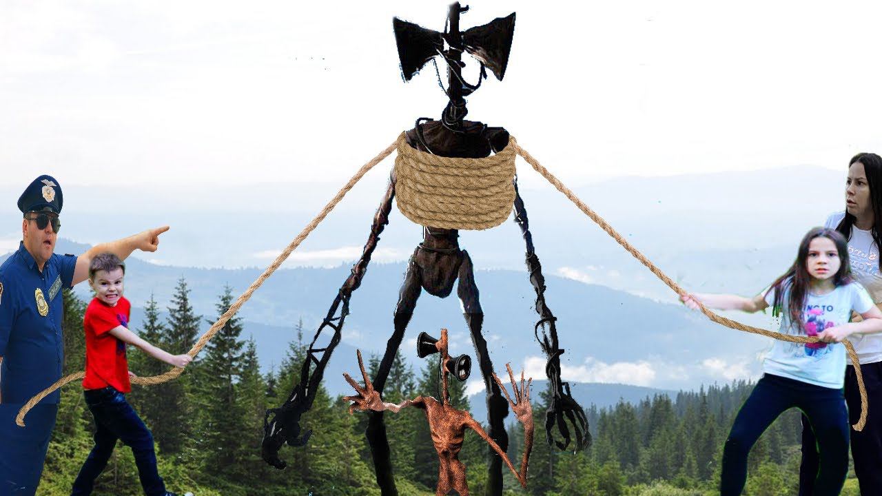 СИРЕНОГОЛОВЫЙ все серии о сиреноголовом полная версия Siren Head in real life Horror смотреть онлайн