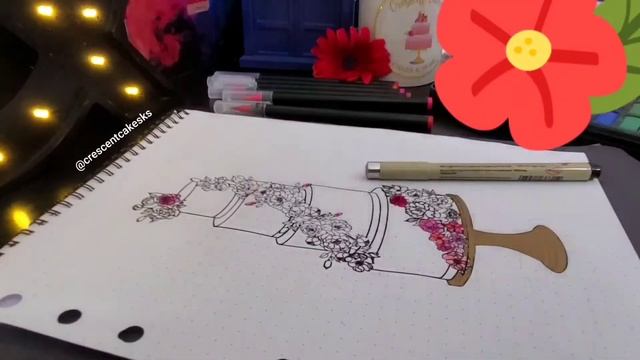 Wedding cake sketch смотреть онлайн
