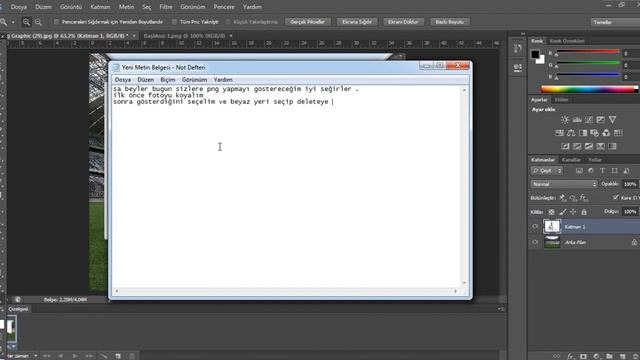 PhotoShop Png yapımı DERS #1 смотреть онлайн
