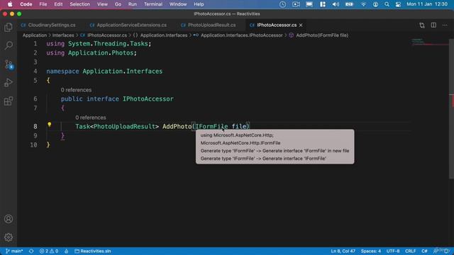 180 - Adding the Cloudinary interfaces смотреть онлайн