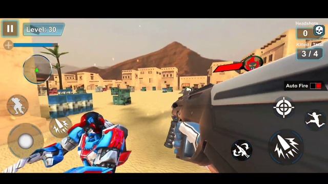 Robot Jungle Strike - Fps Game _ Android GamePlay смотреть онлайн
