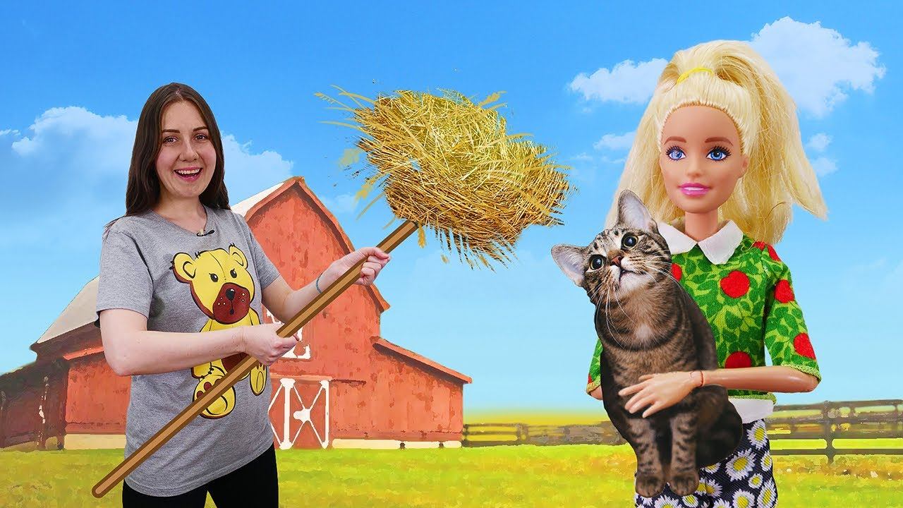 Барби с друзьями строят приют для животных - Игры в куклы в видео для девочек - Я не хочу в школу смотреть онлайн