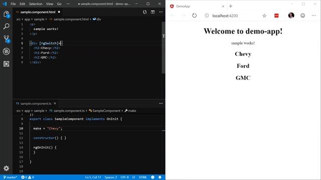 Learn Angular: ngIf, ngSwitch, and ngFor Structural Directives in Angular 9 смотреть онлайн