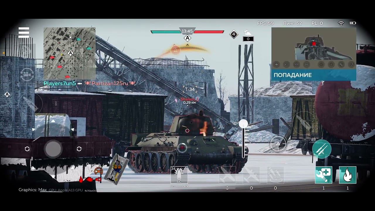 Геймплей на танках в War Thunder Mobile с комментариями смотреть онлайн