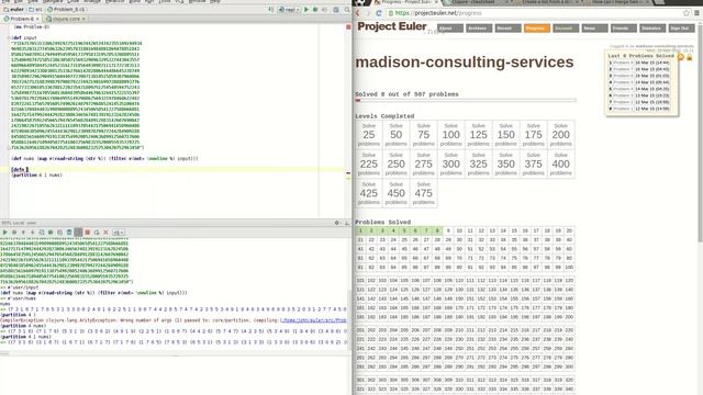 Project Euler - Problem 8 - Redone using (partition) and (max) смотреть онлайн