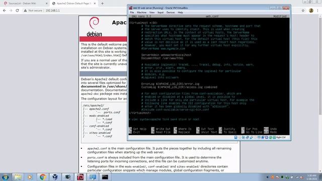 web server apache debian 10 смотреть онлайн