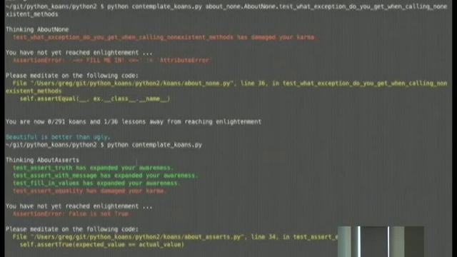 Learn Python TDD Style with Python Koans смотреть онлайн
