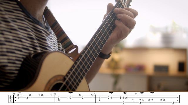 Marionas - Francisco Guerau | Ukulele Fingerstyle Tab | grade 8 смотреть онлайн