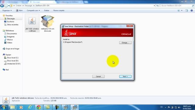 Descargar e instalar JDK 1.7.0 y NetBeans 7.4 смотреть онлайн