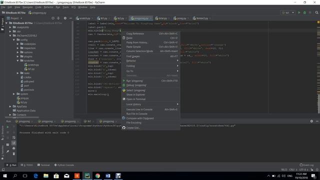 Ping Pong Game in Python смотреть онлайн