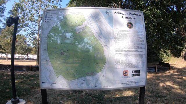 Арлингтонское национальное кладбище, карта смотреть онлайн