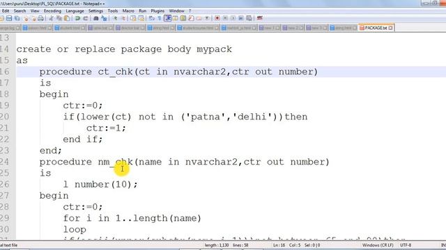 How to create package in PL/SQL[NEW] смотреть онлайн