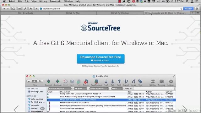 Learning Git Tutorial | Common Git Clients смотреть онлайн