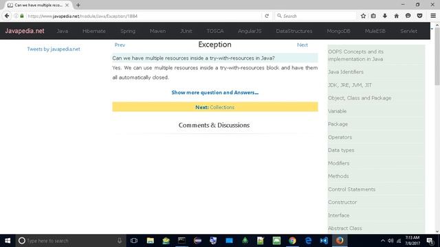 Can we have multiple resources inside a try-with-resources in Java?
| javapedia.net смотреть онлайн