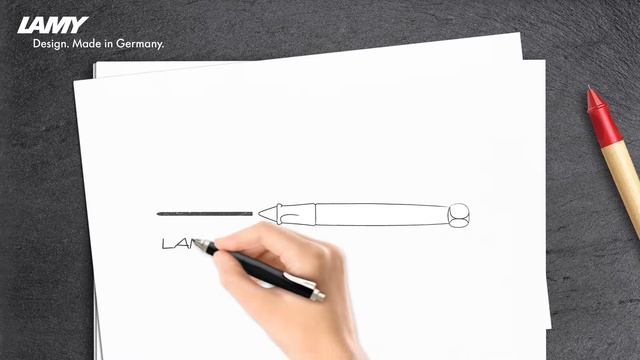 Замена стержней в механических карандашах LAMY abc смотреть онлайн