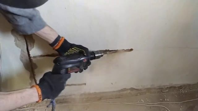 Как делать штробы без штробореза. Суперметод с дрелью