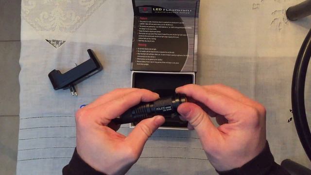 Cree LED Flashlight 5000 Lumens - unboxing - By STE смотреть онлайн