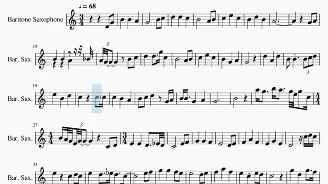 Baritone Sax Sheet Music: How to play Trust And Obey (Soul Time Sax Cover) by John H Sammis смотреть онлайн