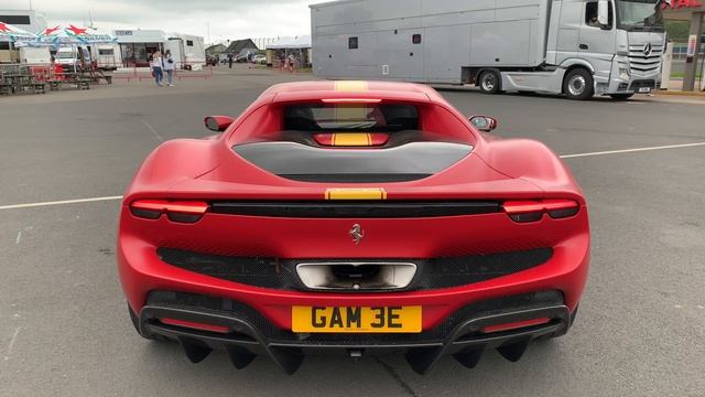 Ferrari 296 GTB Loud Cold Start Sound [4K] смотреть онлайн