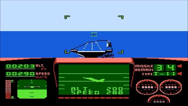 Top Gun NES Landing Gameplay | How to land on the damn carrier смотреть онлайн