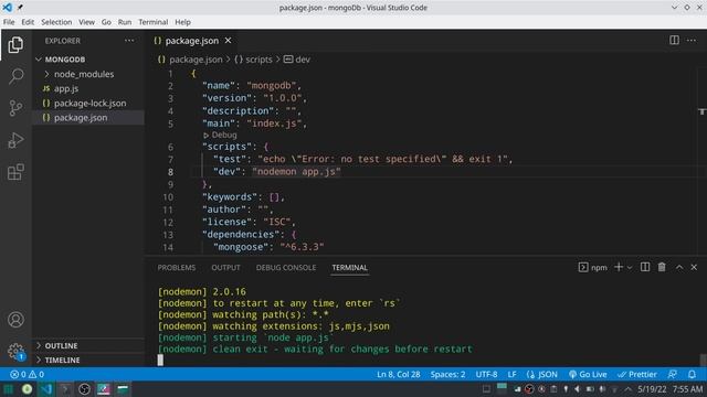 5. mongoose and setting up our environment (nodeJs) | MongoDB Crash Course for Beginners in Nepali смотреть онлайн