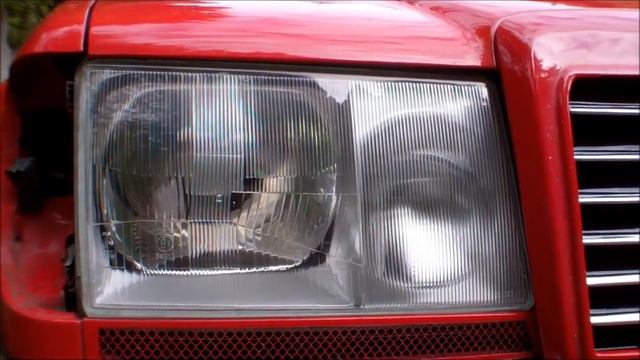 Mercedes W124 500e Hella Euro headlight installation смотреть онлайн