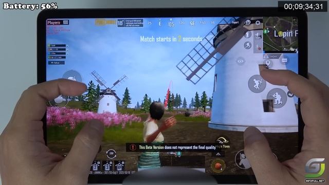 Xiaomi Pad 5 test game PUBG Ultra 90 FPS смотреть онлайн