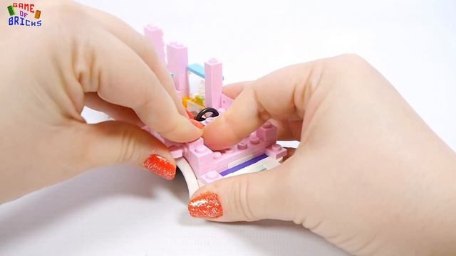 QMan Cherry 2029 Pink Ice-cream Van | Toy Car for Lego Fans! смотреть онлайн