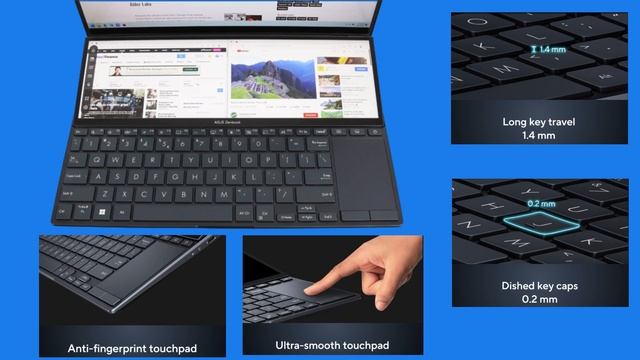 Asus ZenBook Pro 14 Duo OLED Review l High Performance, Futuristic, Right Now. смотреть онлайн