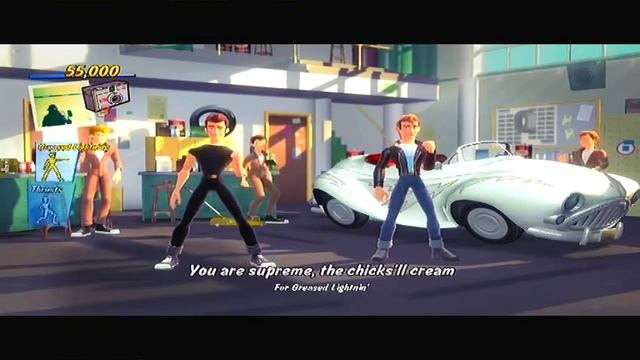 Greased Lightning - Grease Dance - PS3 Fitness