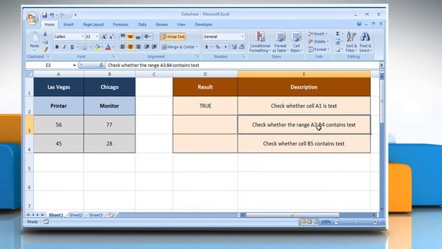 How to use the ISTEXT function in Excel смотреть онлайн