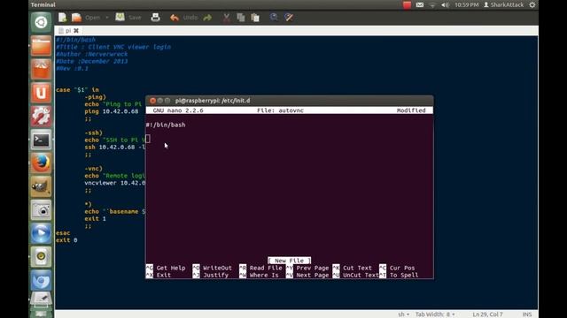 How to make Raspberry pi autorun VNC server on startup and client bash script смотреть онлайн