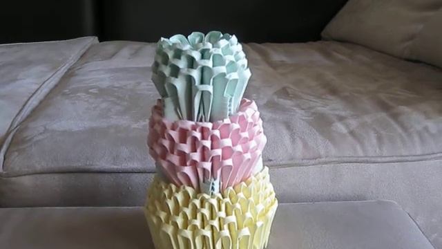 3D Origami 3-Layered Cake смотреть онлайн