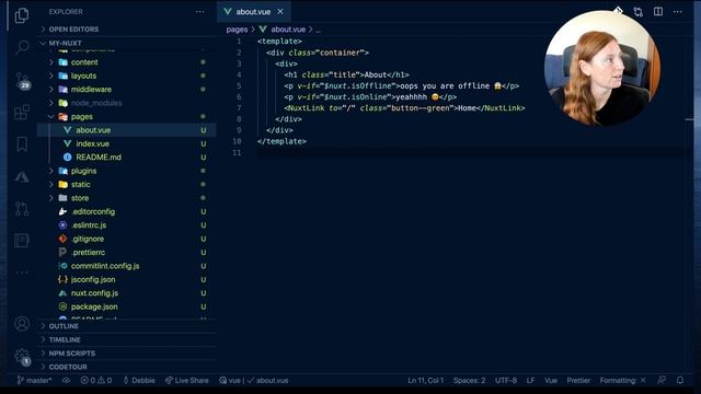 nuxt connection helpers to show a message when a user is offline смотреть онлайн
